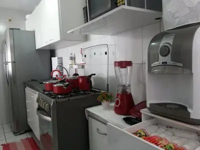 A cozinha ou kitchenette de Apartamento em Meireles