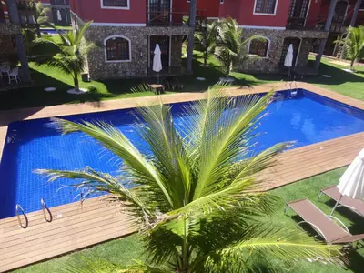 A piscina em ou perto de Chale Canoa Quebrada La Fazenda