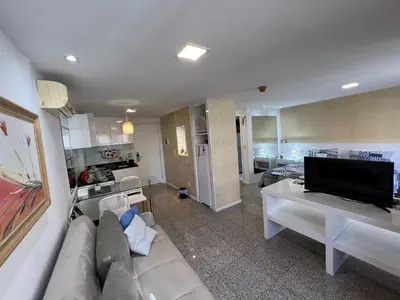 A cozinha ou kitchenette de Particular Blue Tree Towers Beira Mar