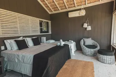 Uma cama ou camas num quarto em Casa Uru