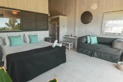 Uma cama ou camas num quarto em Casa Uru