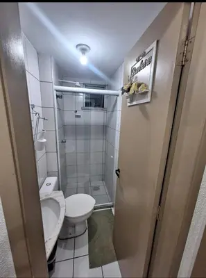 Uma casa de banho em Apartamento por temporada