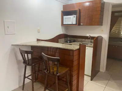 A planta de Flat no Coração do Meireles Apto 1202