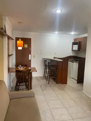 A planta de Flat no Coração do Meireles Apto 1202