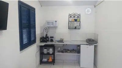 A cozinha ou kitchenette de Éden do Catu