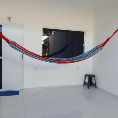 Casa do Bruno - Apartamento terreo - 1 - Terra - Quarto e sala com cozinha americana na praia do preá-CE