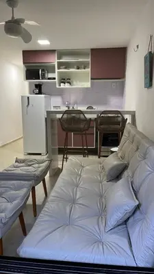 A cozinha ou kitchenette de Pé na Areia no Cumbuco - Eco Paradise 110