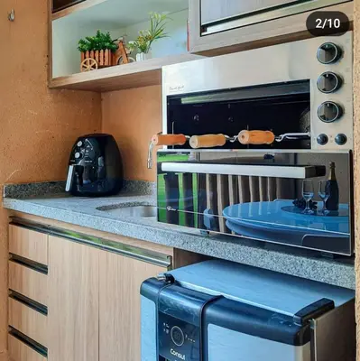 A cozinha ou kitchenette de Vg Sun Cumbuco B2 105