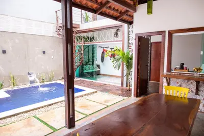 A piscina em ou perto de CASA DE PRAIA NO PREA, 3 AMORES - Ceará