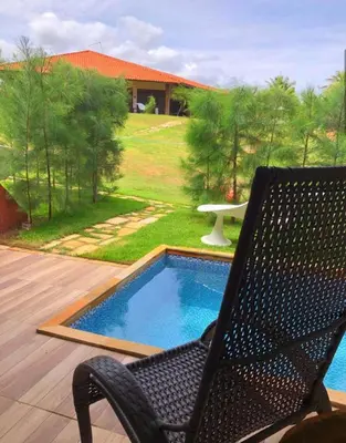 A piscina em ou perto de HOTEL IBIZA CUMBUCO