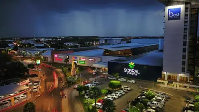Uma vista geral de Sobral ou a vista da cidade a partir do hotel