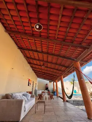 Uma área de estar em Palmeira’s du Vento