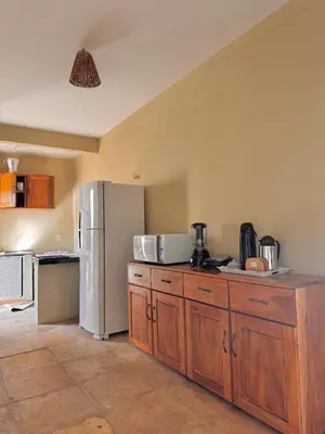 A cozinha ou kitchenette de Palmeira’s du Vento