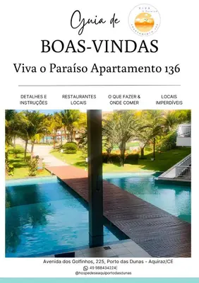 A piscina em ou perto de Apto Vista Mar alto padrão Paraíso das Dunas