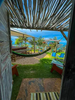 Paisagem natural perto da casa de hóspedes