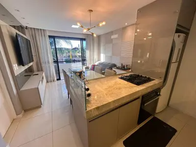 A cozinha ou kitchenette de Happy Living Resort