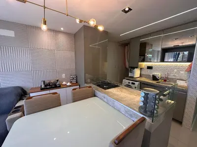 A cozinha ou kitchenette de Happy Living Resort