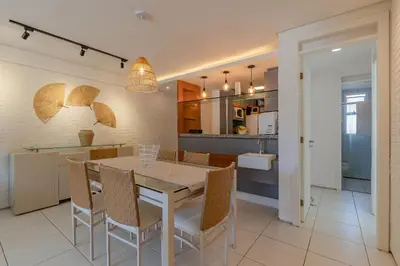 A cozinha ou kitchenette de Portamaris Resort - Apartamento luxo by Carpediem