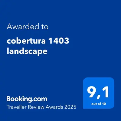 Um certificado, prémio, placa ou documento mostrado em 1403 Landscape Torre Platinum - cobertura