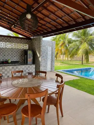 A piscina em ou perto de Sítio Sossego - a 5 min da Praia das Fontes