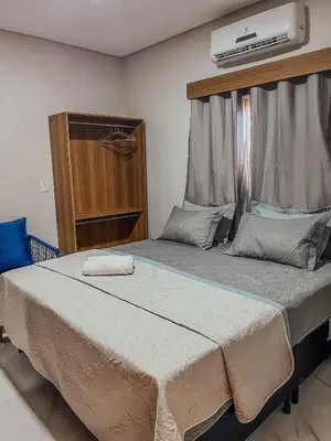 Uma cama ou camas num quarto em Chill House Praia do Preá-CE