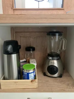 A cozinha ou kitchenette de Apto Praia Porto das Dunas-Aquiraz