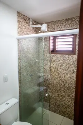 Uma casa de banho em Pousada Meu Lugar