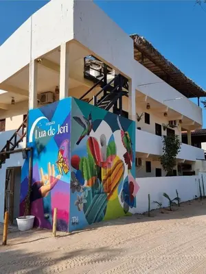 O edifício onde o hotel está situado