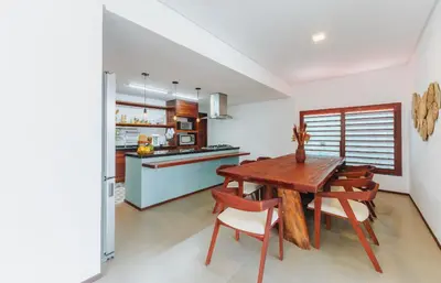 A cozinha ou kitchenette de @Casa.Mauii - Ilha do Guajiru Luxurious House