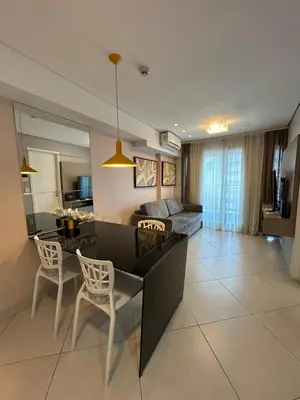 Uma televisão e/ou sistema de entretenimento em 405 - Landscape Meireles - Perfeito p Turismo e Descanso