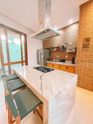 A cozinha ou kitchenette de Casa Bella - Praia do Preá-CE