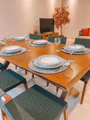 Uma televisão e/ou sistema de entretenimento em Casa Bella - Praia do Preá-CE