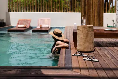 A piscina em ou perto de Villa Odara