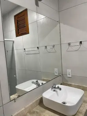 Uma casa de banho em Espaço conforto e tranquilidade CASAVEG