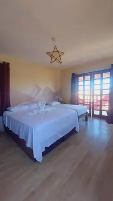 Uma cama ou camas num quarto em Espaço conforto e tranquilidade CASAVEG