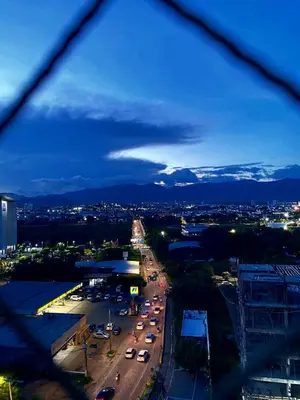 Uma vista geral de Sobral ou a vista da cidade a partir do apartamento