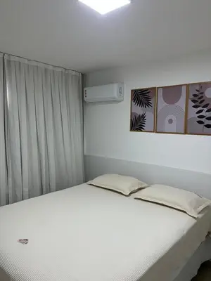 Uma cama ou camas num quarto em Seller Residence Centro