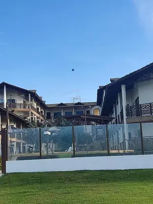 O edifício onde o apartamento está situado