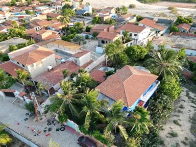 A vizinhança circundante ou próxima da casa de férias