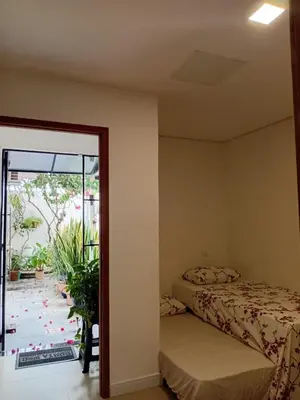 Uma cama ou camas num quarto em Casa Sagrada 282