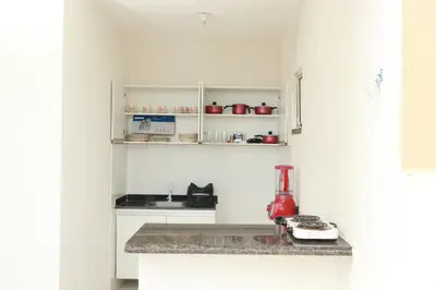 A cozinha ou kitchenette de Apartamentos Cumbuco Condomínio Vila Real