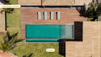 A piscina em ou perto de Casa Mutana Fortim Frente Mar Kiteplace