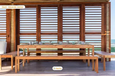 Uma varanda ou terraço em Casa Mutana Fortim Frente Mar Kiteplace