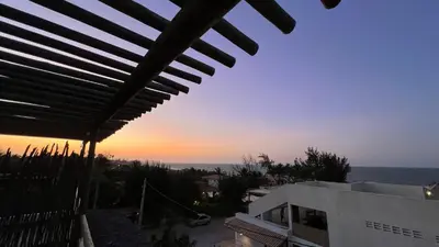 Paisagem natural perto da casa de férias