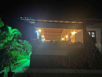 O edifício onde a casa de férias está situado