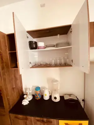 A cozinha ou kitchenette de Casa de Férias-Residence Fonteles no Preá