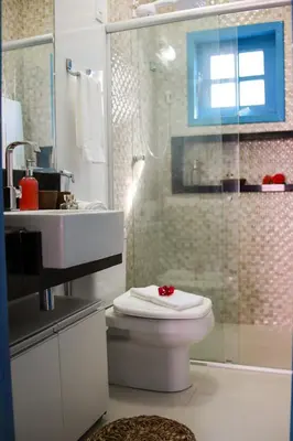 Uma casa de banho em Vila Marinella