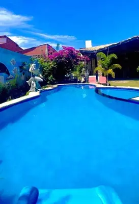 A piscina em ou perto de Casa De Praia 9 quartos Em Aguas Belas, CE