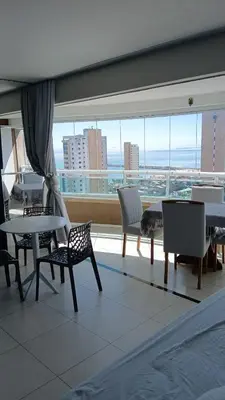 Uma varanda ou terraço em Studio Iracema 2001