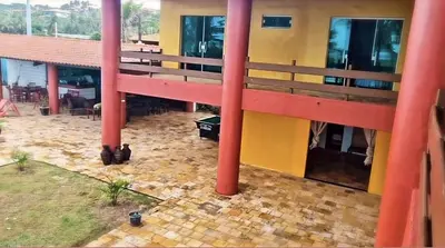 Uma varanda ou terraço em mansao922